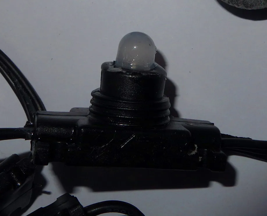 Модифицируемая Пиксельная Строка LED C9 WS2811 12 В постоянного тока 8 мм 50 узлов/нитка