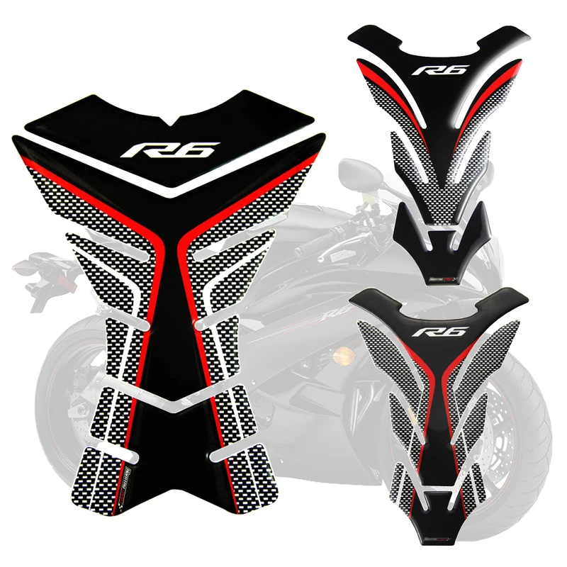 Protége-réservoirs Moto Autocollant Antidérapant Pour Yamaha YZF R6 1999 – 2000, Tapis De Protection Pour Bouchon De Réservoir De Carburant(Fuel Oil Tank Cap