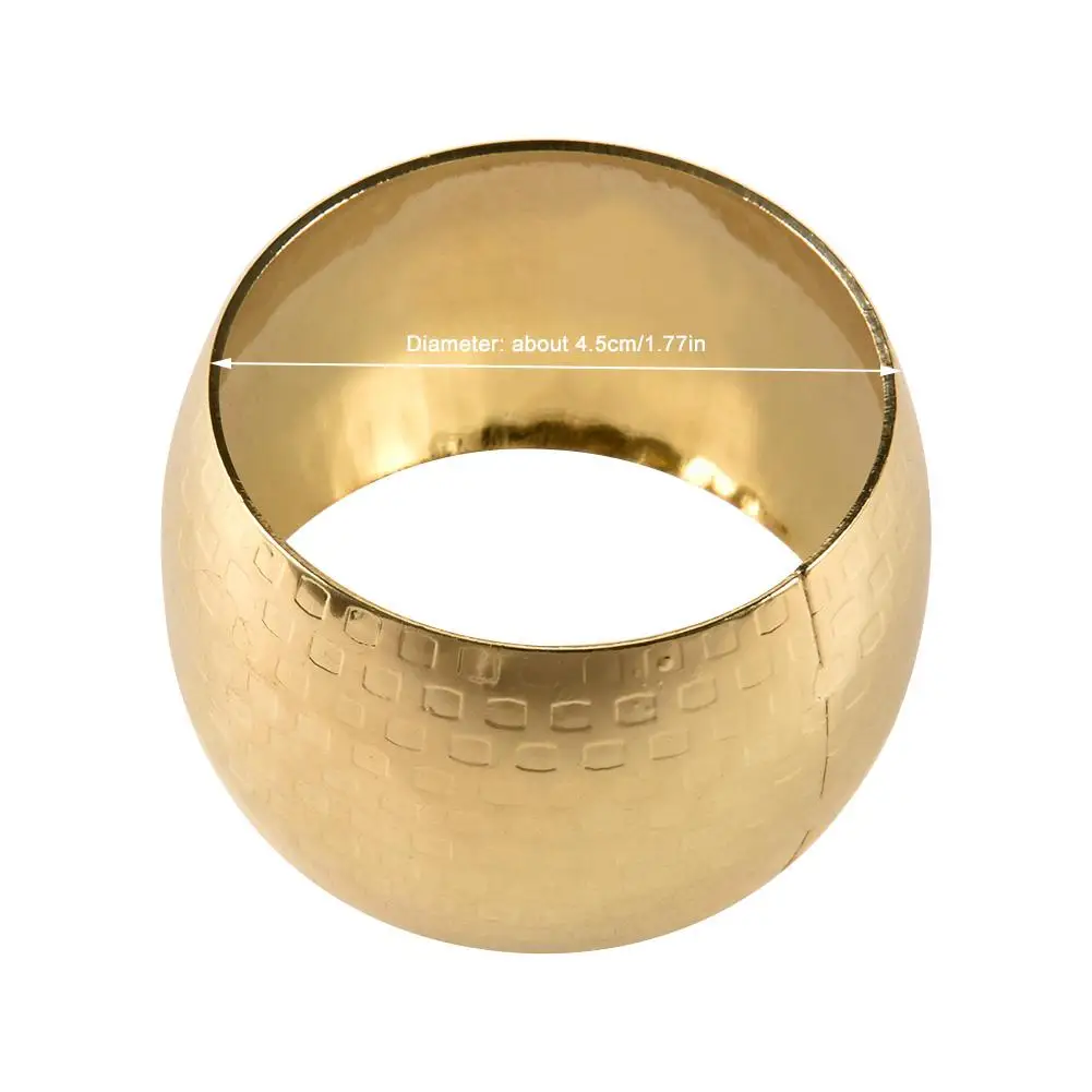 Кольцо для салфеток, Китайское кольцо Металлическое для салфетки с пряжкой для салфеток, простой современный круглый круг для салфеток