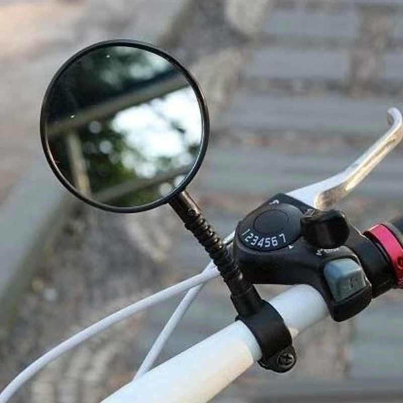 Горная дорога MTB велосипед зеркало заднего вида светоотражающее безопасное плоское Велосипедное Зеркало заднего вида