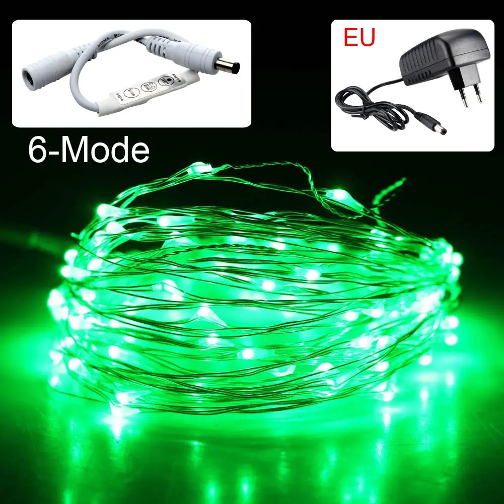 New 10M LED String lights with Dimming Controller Waterproof Holiday lighting For Fairy Christmas Tree Wedding Party Decoration