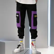 Хип-хоп брюки Мужские Классные свободные джоггеры с принтом уличная Высокая уличная шаровары брюки длиной до щиколотки японский принт танцевальные брюки мужские