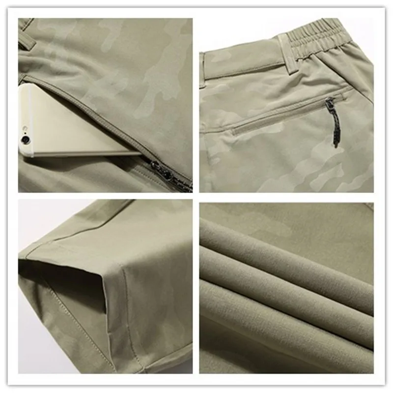 Pantalones suaves de secado rápido para hombre de verano JACKSANQI para excursionismo al aire libre senderismo escalada pantalones de chándal para mujer 6XL RA096