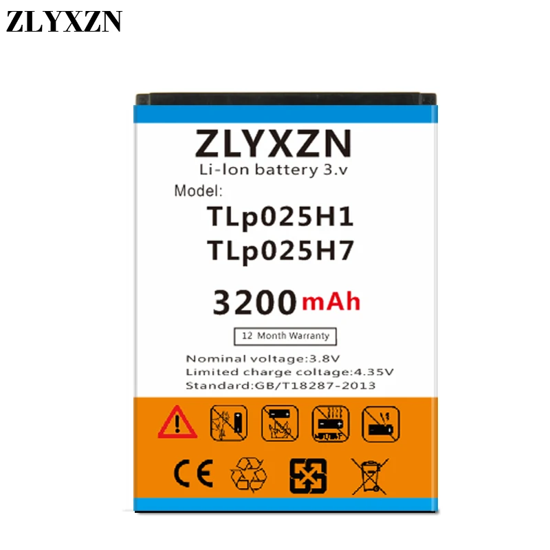 

3.85V 3200mAh TLp025H7 For Alcatel OneTouch POP 4 OT-5051X OT-5051D 5051X 5051D Battery