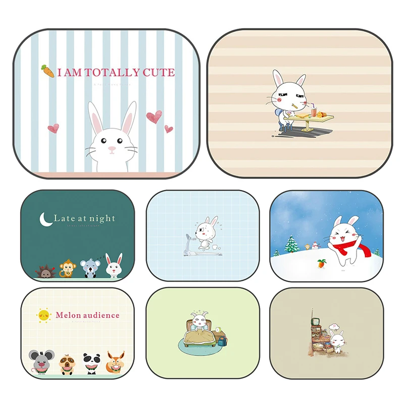 

Car Side Window Sunshade Cartoon Curtain Sun Visor UV Protection Curtain for Kids Cars Rear Side Cover Car Interior Accessories