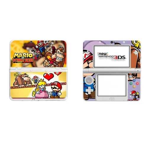 Винил Обложка Наклейка кожи Стикеры для новых 3DS защитные наклейки для новых 3DS винил кожи Стикеры протектор-для Супер Марио - Цвет: N3DS0079