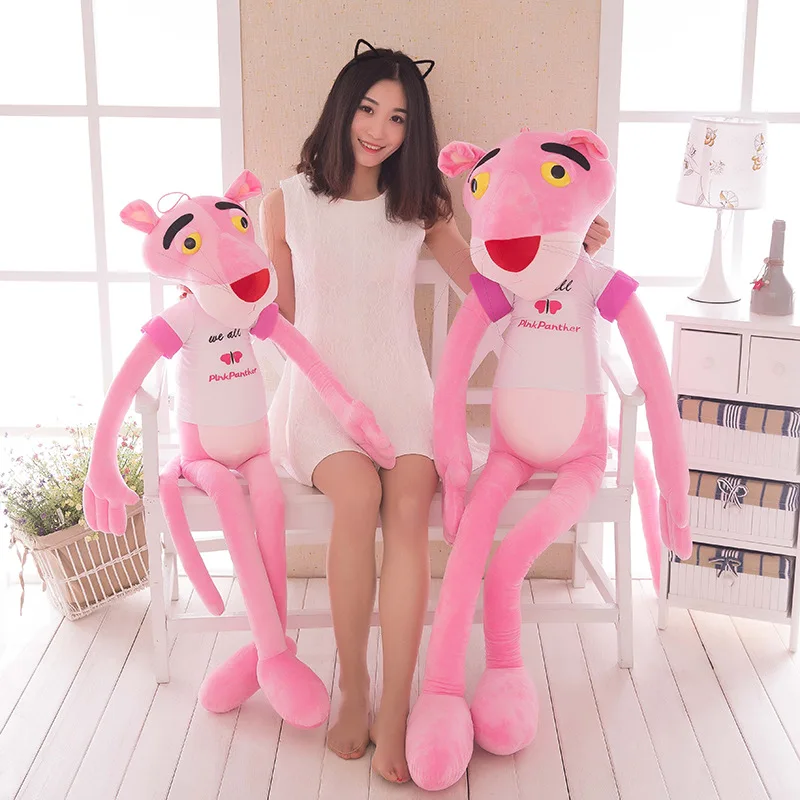 

HOT toys creative soft plush doll Baby Toys Plaything Cute Naughty Pink Panther Plush Stuffed Doll Toy Home Decor gifts for kids
