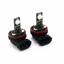 2 stücke Auto H1/H3/H7/H8/H9/H10 H11/880/881 H27/9005 HB3/9006 HB4 RGB 7-farben Röhrenblitz-blitz Nebelscheinwerfer Glühlampe Tagfahrlicht