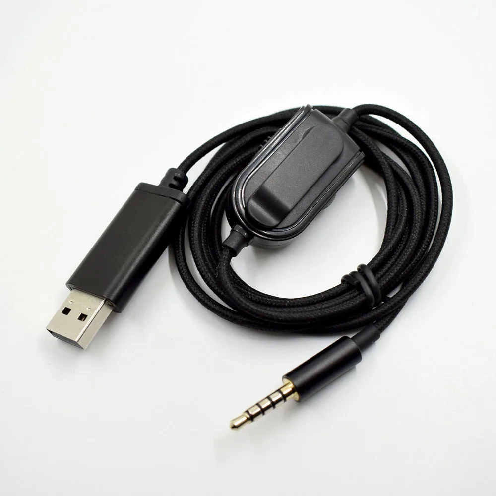 Audio Cable VVirtual 7.1 Surround Sound Game USB Card for logitech Astro A10 A40 Headphones High Quality (4)