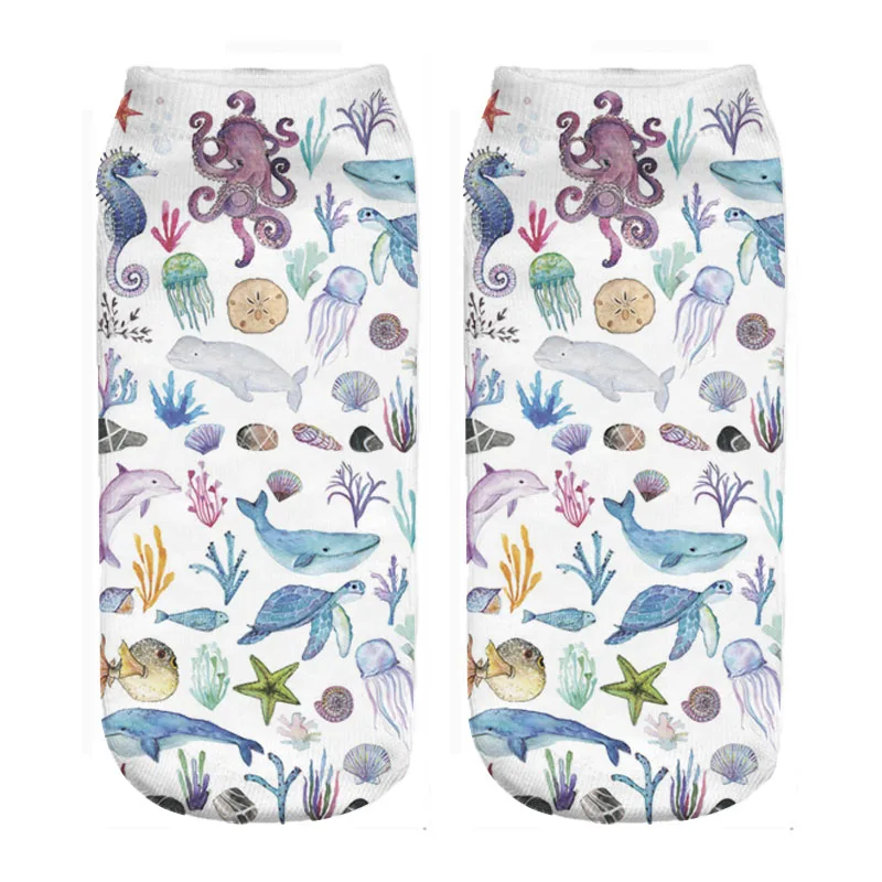 

2019 new Octopus Seafloor View 3D Printed Socks wholesale
