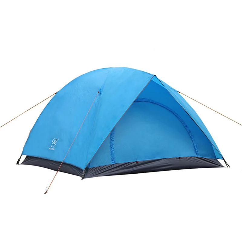 

Outdoot Double Layers Waterproof Windproof Outdoor Tent Hiking Camping Travel Family Tourist Fish Anti-UV Fully Sun Shade