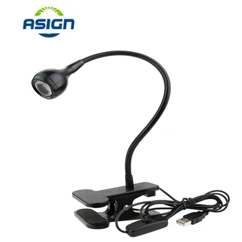 

USB Flexible Stand Clip LED Reading Light Clip-on Beside Table Computer Desk Lamp Book Tablet Lamp Warm White/White Clamp Light