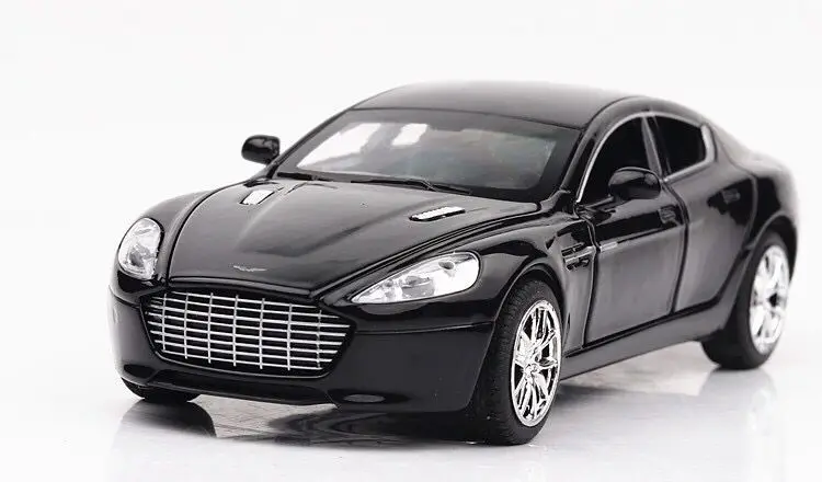 

15.5*5.6*3.8cm 1:32 model simulation Baby toy Alloy Sports Car Sound Light Pull Back Toy Car for Aston Martin sport toy gift