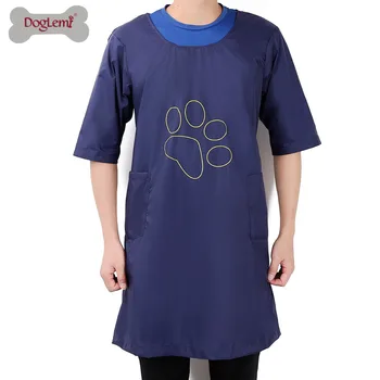 

Doglemi Dog Apron Nylon Waterproof Breathable Pet Grooming Apron Clothing Long Sleeve