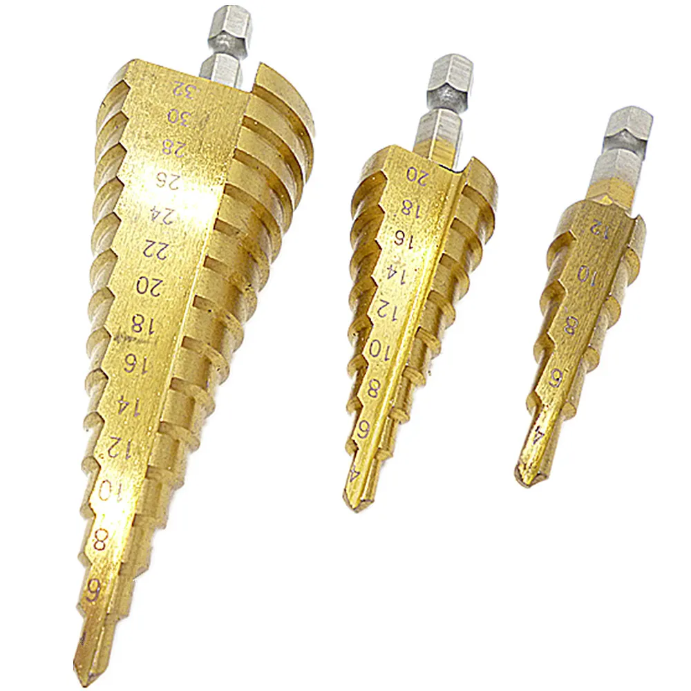 3pc-Hss-Step-Cone-Taper-Drill-Metal-font