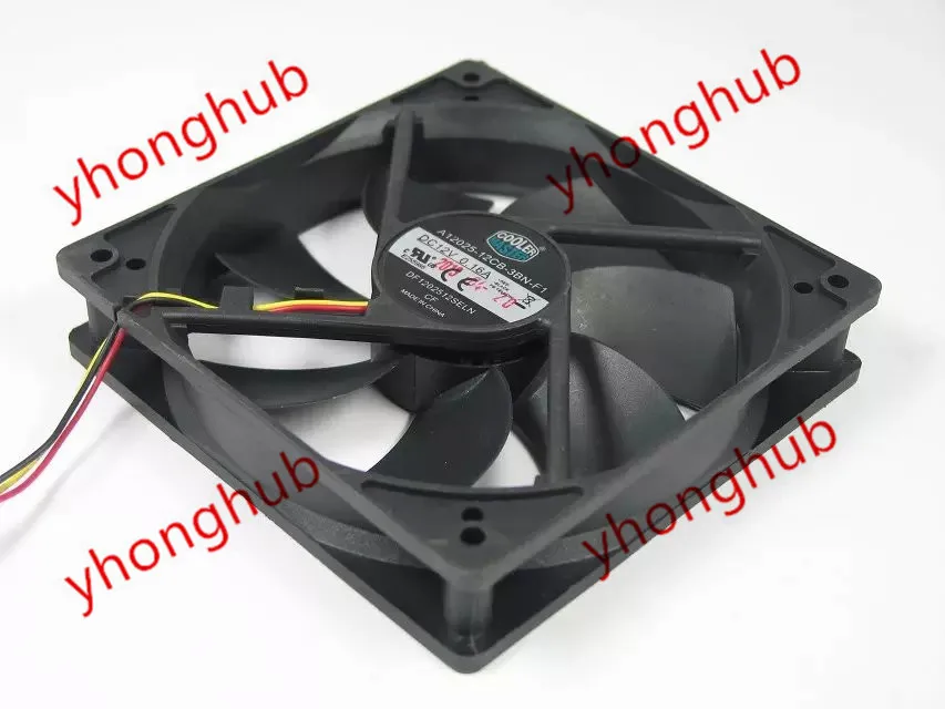 

Master A12025-12CB-3BN-F1 DC 12V 0.16A 120X120X25mm охлаждающий вентилятор