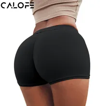 CALOFE горячие шорты для йоги женские сексуальные пляжные шорты с высокой талией спортивные шорты для пробежки тренировки спортивные шорты быстросохнущая эластичная одежда