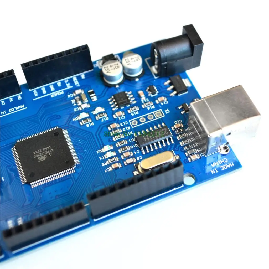 Бесплатная доставка! Стандартная плата Mega 2560 R3 Mega2560 REV3 + совместимый USB кабель