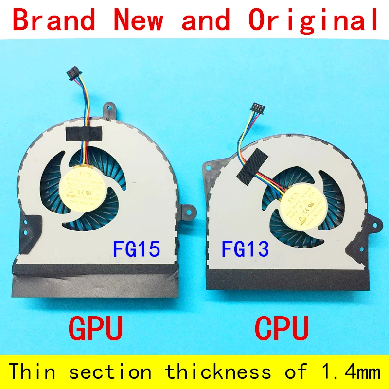 

New laptop Cooler radiator Notebook for ASUS ROG G751JM G751JZ G751J G751M G751JT G751JY G751JL CPU AND GPU COOLING FAN L+R
