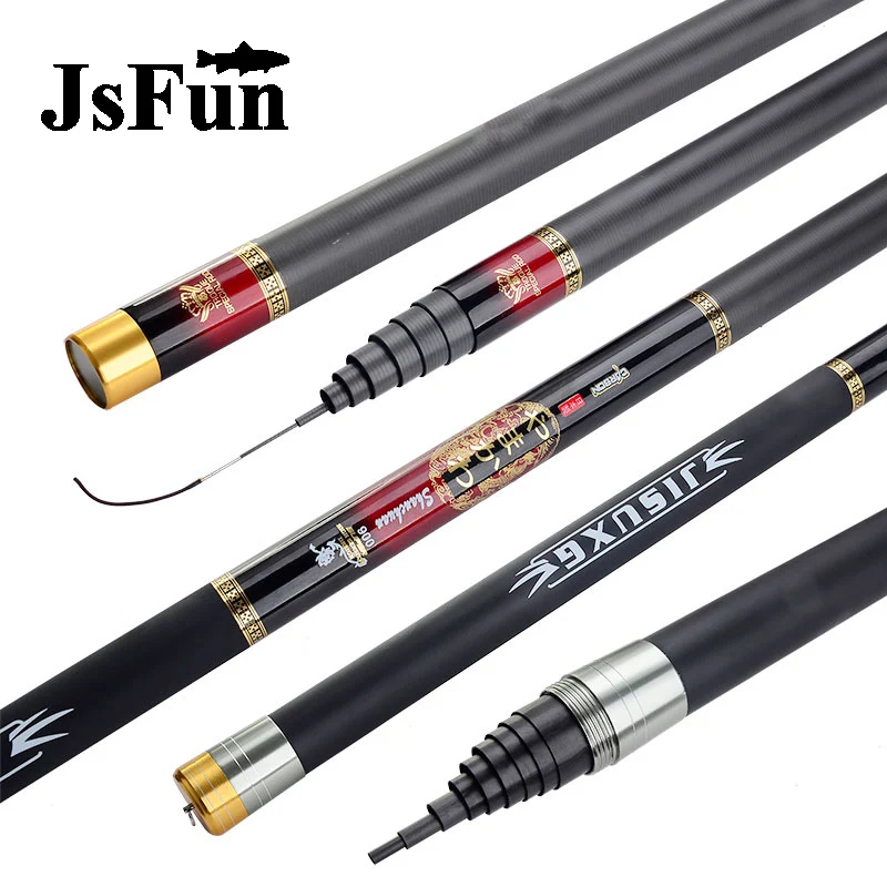 8 M 9 M 10 M 13 M Asta Lunga 15 M Canna Da Pesca Portatile Retrattile Attrezzo Da Pesca In Fibra Di Carbonio