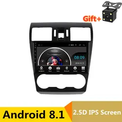 9 "2.5D ips Android 8,1 Автомобильный мультимедийный dvd-плеер gps для Subaru Forester XV WRX 2012 2014-2016 аудио Радио стерео навигации