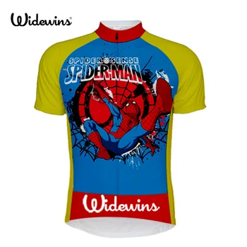 

superman spider men Bicycle Team Cycling Jersey Top Cycling Clothing Sportswear Bike Roupa Ciclismo Outdoor Jersey 5771