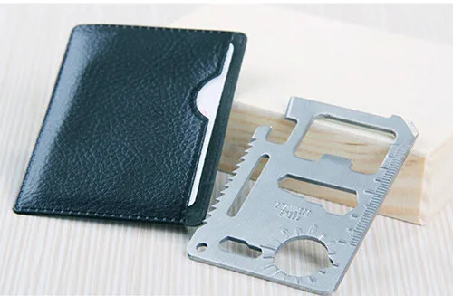 11 Functions in 1 Outdoor Multifunctional Tool Pocket Saber Military Credit Card Knife for Hunting Survival Camping | Спорт и