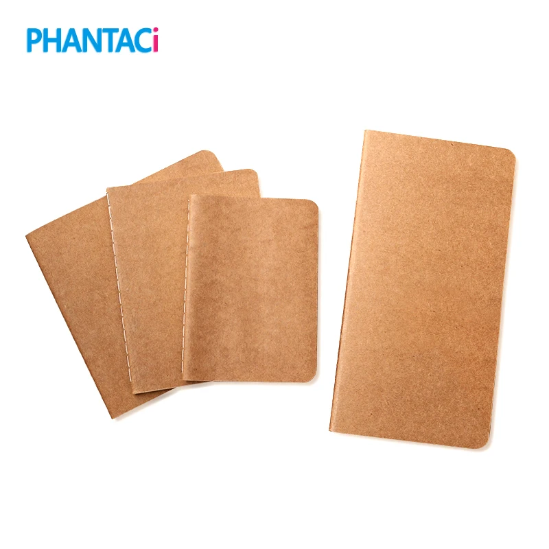 

Cowhide Paper Notebook Blank Notepad Book Vintage Soft Copybook Daily Memos Kraft Cover Journal Notebooks Office Stationery
