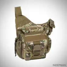 INDEPMAN Outdoor Sports Single-Shoulder/Messenger Bags Men Molle Military Tactical Backpacks 600D Nylon Camera Bags Fishing Bags