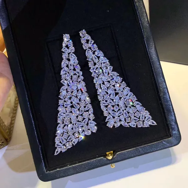 

Designer Fashion Copper Jewelry 3A Cubic Zirconia Party Earring