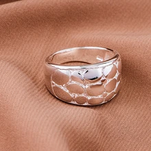 Серебряное кольцо, посеребренные ювелирные изделия, круглые полые/chtakzaa dzbamqia LQ-R567