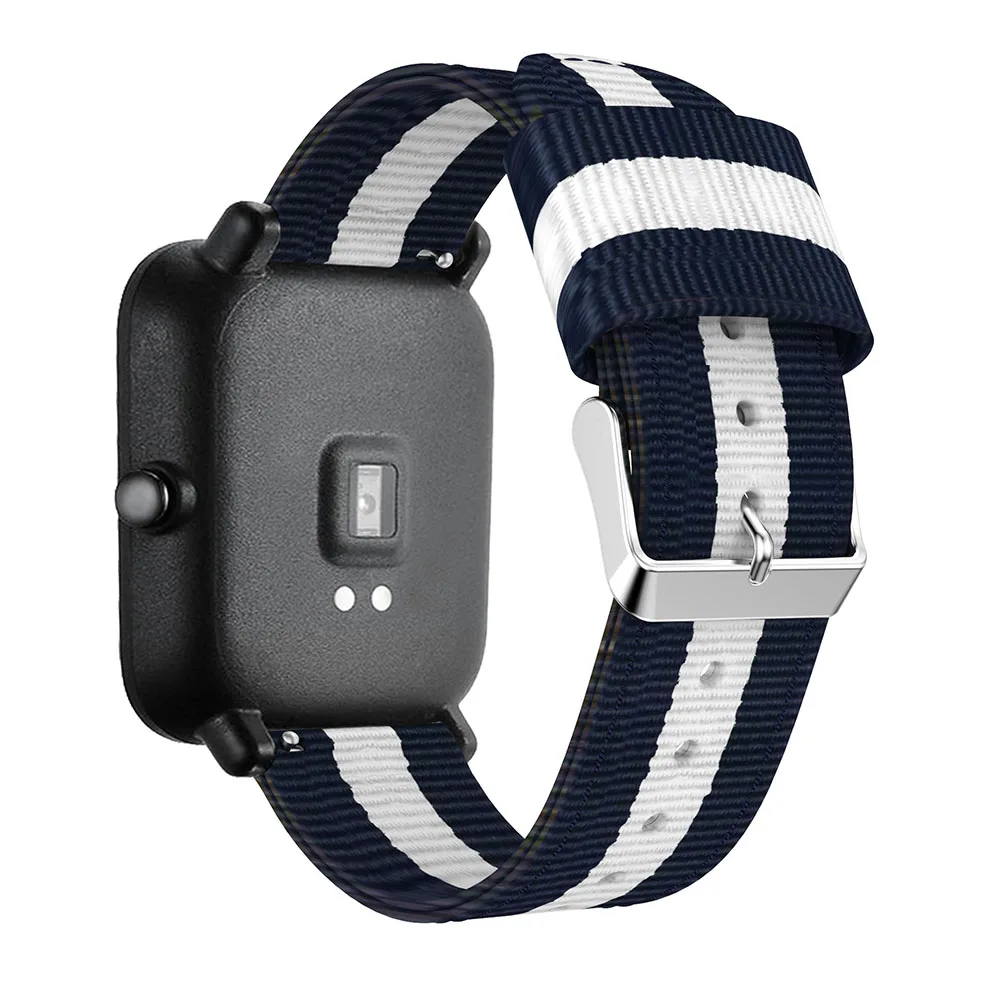 Ремешок нейлоновый для Xiaomi Huami Amazfit Bip BIT PACE Lite спортивный браслет смарт часов