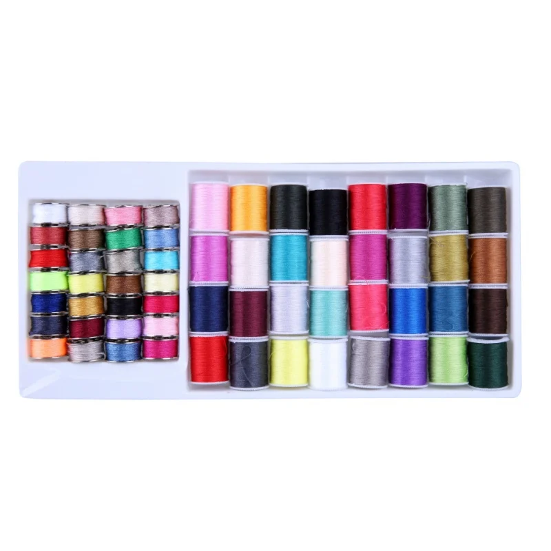 1 Kit 60 Colors Sewing Thread Sewing Machine Tools Metallic Rollin