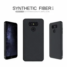 10 шт./лот оптовая nillkin для lg g6 синтетического волокна задняя крышка case для lg g6 (5.7 дюймов) военный качество