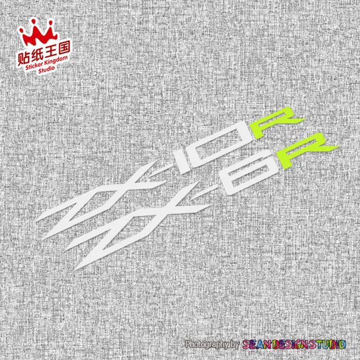 

For Kawasaki Ninja ZX-10R ZX-6R Motorcycle Reflective Stickers Waterproof motor bike Decals 22