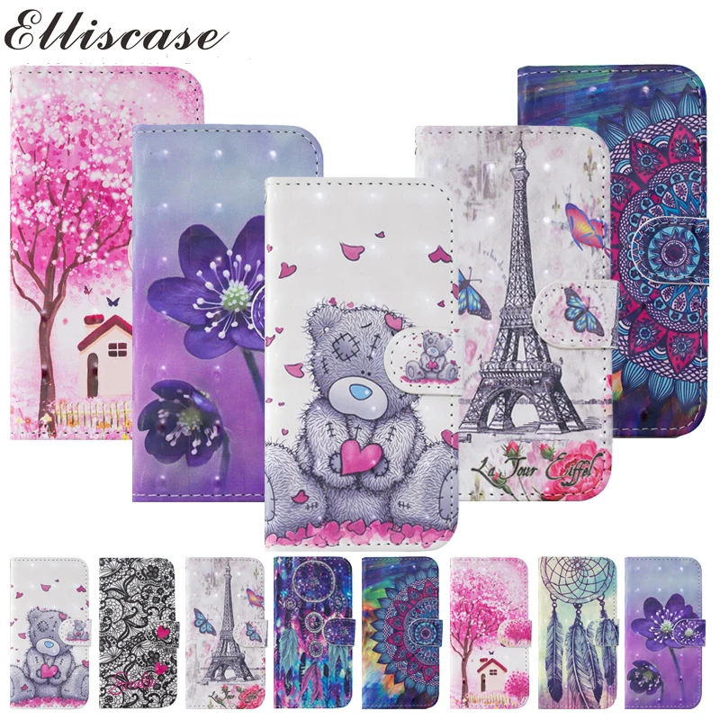 Docrax Sony Xperia L2 Handyh/ülle H/ülle Leder Case mit Standfunktion Magnetverschluss Flipcase Klapph/ülle kompatibel mit Sony Xperia L2 DOHFA020624 Wei/ß