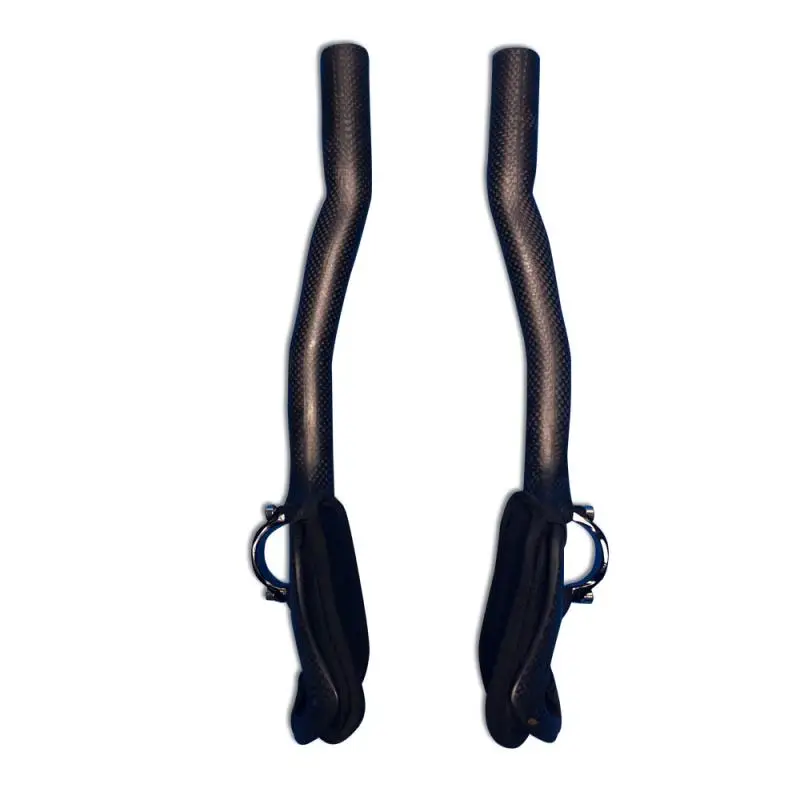 EC90 Bicycle Triathlon Extender Aero TT Bar Ends Bike Handlebars Extenders Bicycle Carbon Aero TT Bar 3K (1)