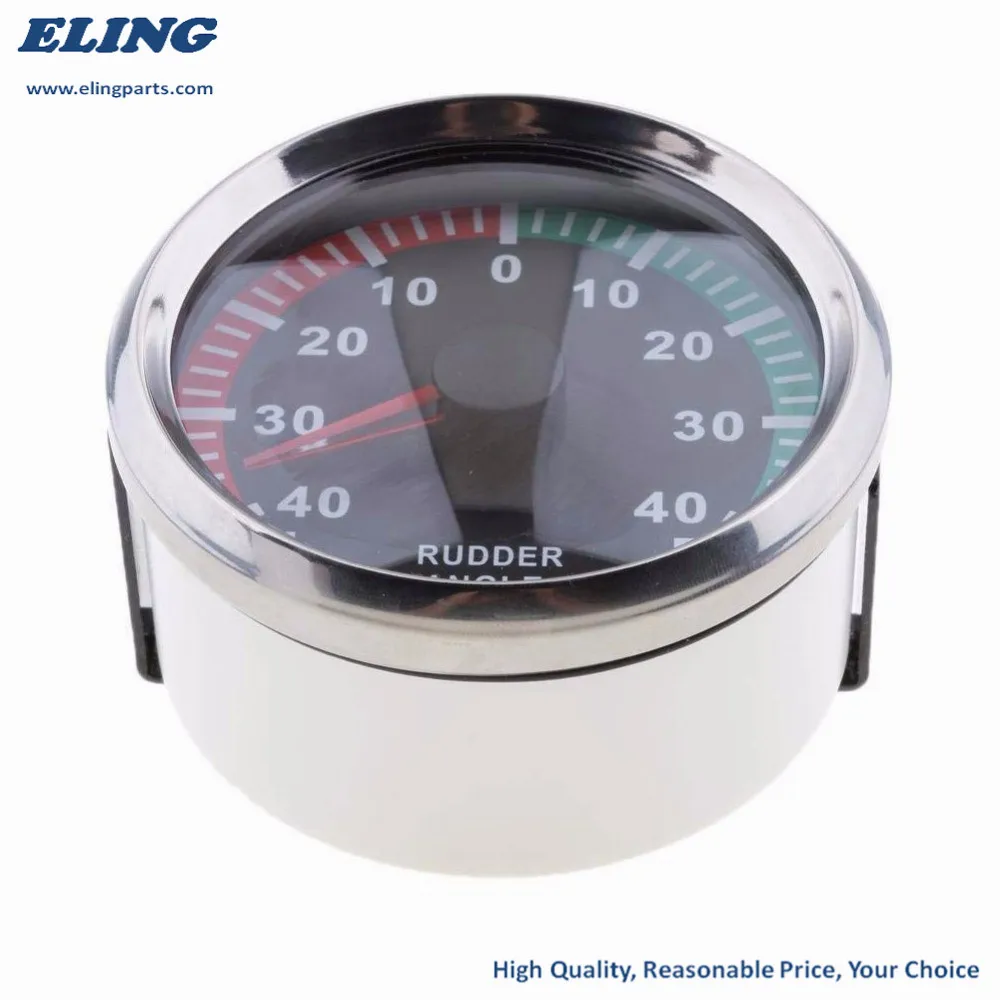 ELING лодка руль индикатор угла Калибр метр 0-190ohm 9-32V с красной подсветкой 85 мм(без сопряжения датчика