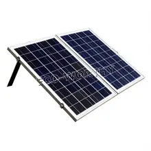 Eco-worthy 50W Foldable Folding Poly Solar Panel Portable Complete Kit for 12V Camping Boat RV