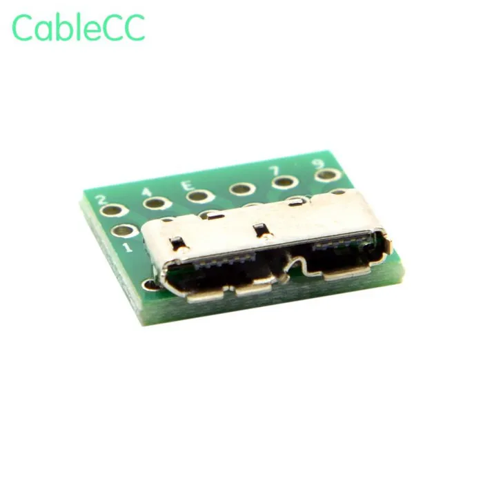 Micro USB 3 0 10pin гнездо плата крепление Тип SMT с печатной платой для DIY кабеля |