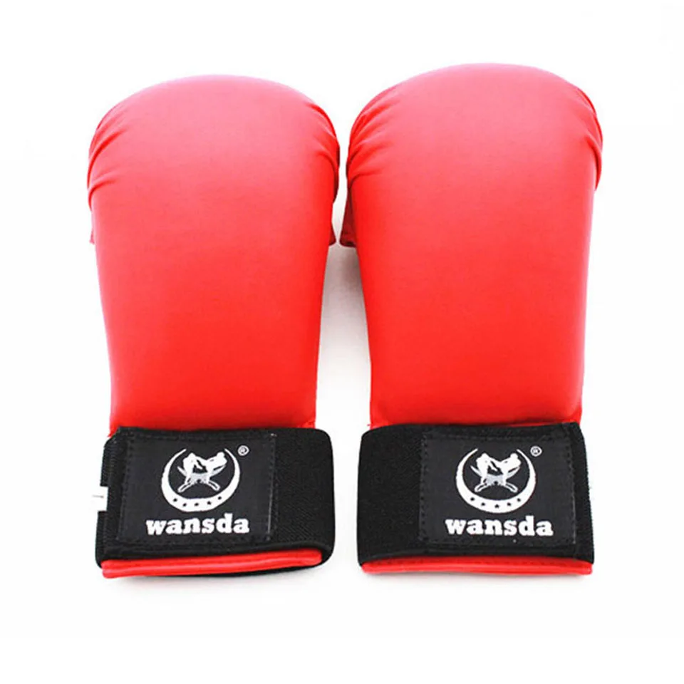 High Quality Leather Half Finger Women Men Children Karate Boxing
