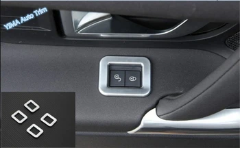 

Lapetus Front Rear Door Child Safety Security Lock Switch Button Cover Trim 4 Pcs Fit For Land Rover Discovery Sport 2015 - 2019