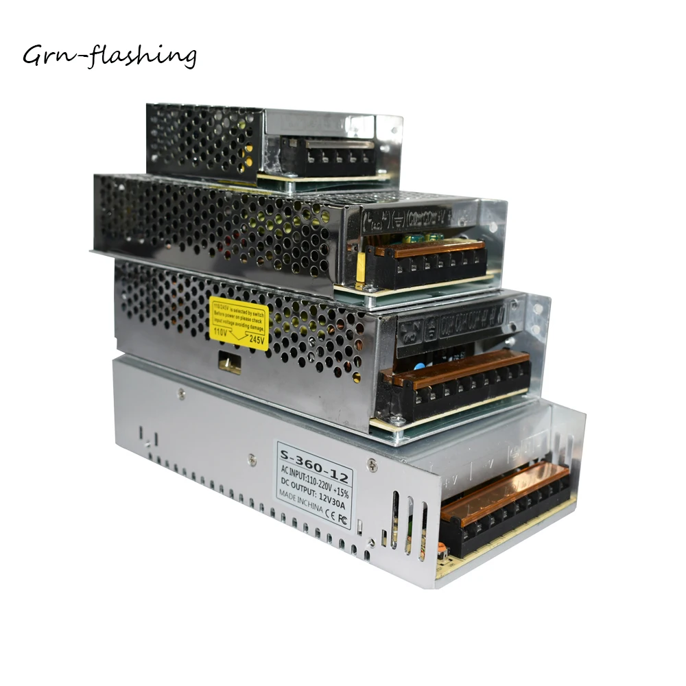 Высокое качество AC110 240V к DC5V 12V 24V адаптер питания мульти интерфейс для