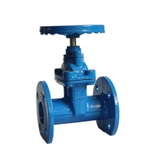 DN350 14 дюймов CI PN16 чугун Не поднимающийся шток упругая ручная задвижка клиновидный фланец подключения