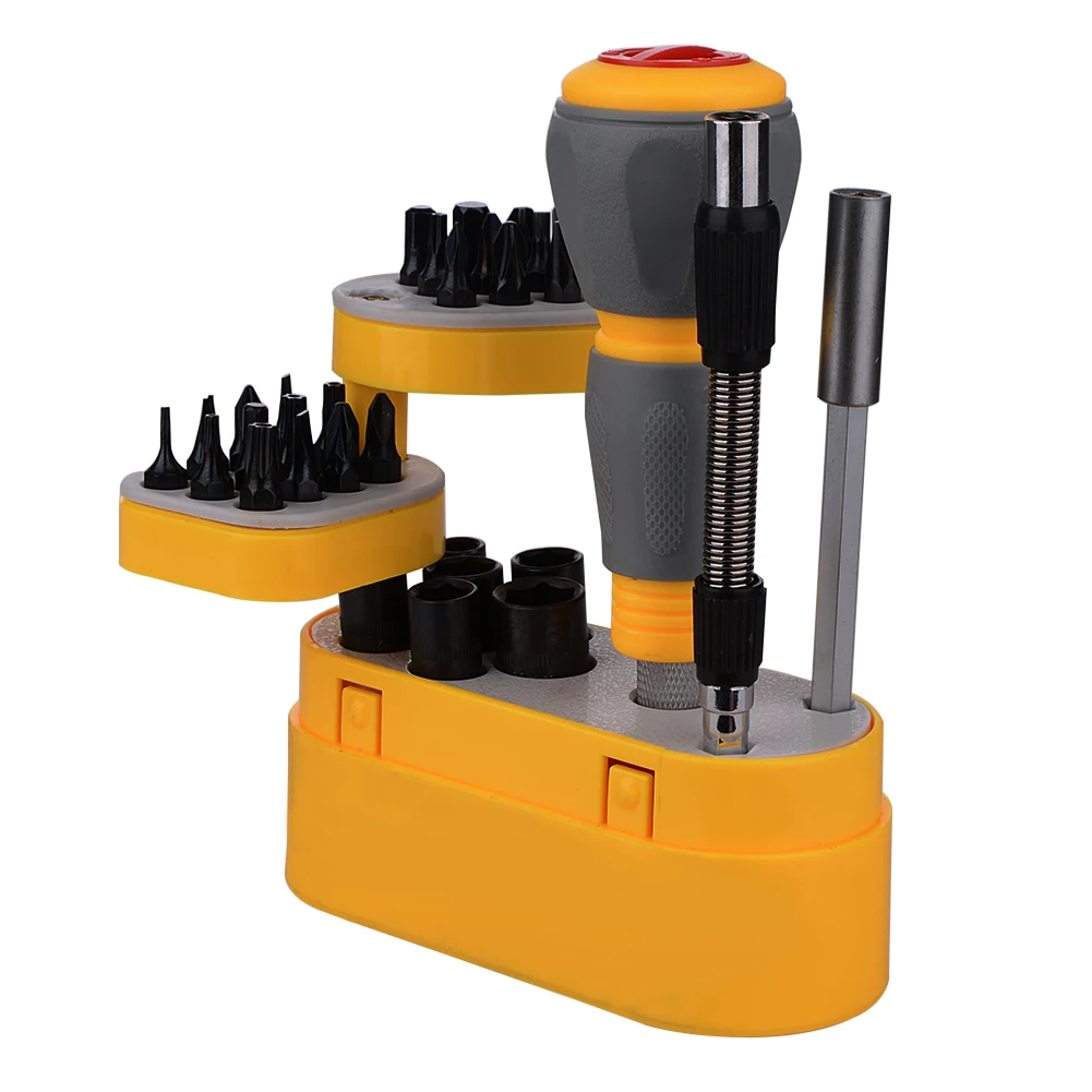 Multi function Ratchet Screwdriver Tool Set Sockets Wrench Screw