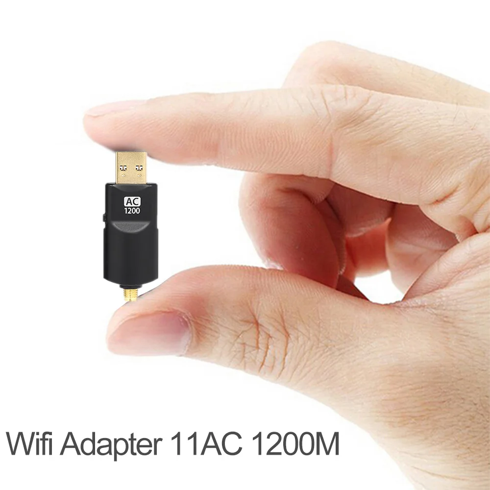 Двухдиапазонный 802 11 acbgn 1200 Мбит/с беспроводной USB 3 0 Wifi Lan адаптер 2 4G/5 ГГц с