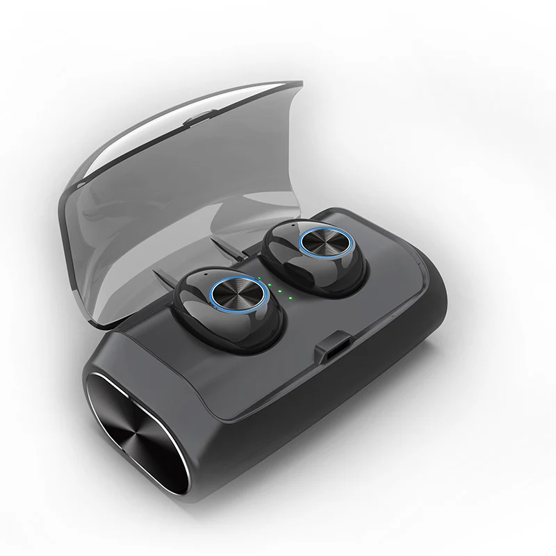 

High-quality 2018 hot style 5.0 bluetooth tws8 dual bluetooth headset touch-screen true wireless invisible headset mini bluetoot