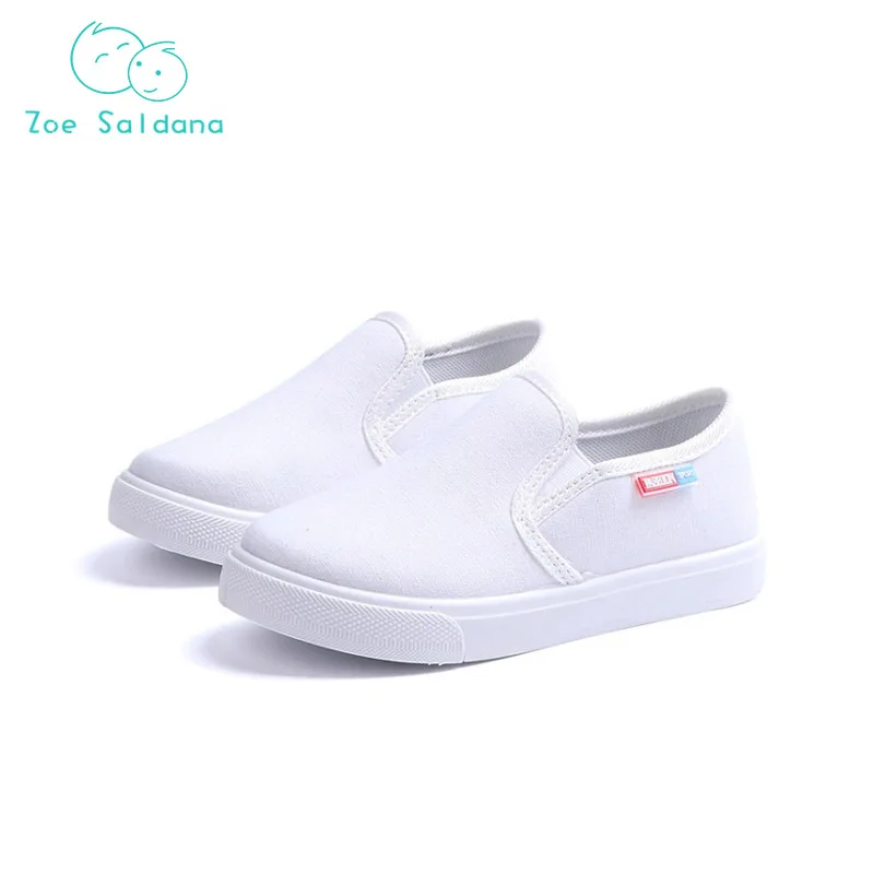 

Solid Style Children Canvas Shoes Unisex Boys Girls Sneakers Slip On Kids Shoes Casual Shoes