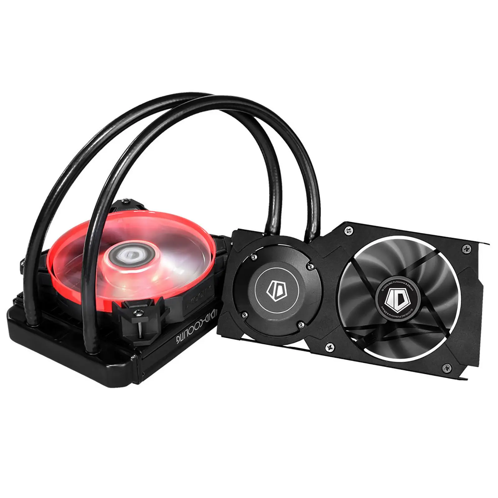 ID-COOLING FROSTFLOW 120VGA AIO кулер для воды для игр VGA карта светодиодный свет Nvidia& ATI для монтажного отверстия 58,4*58,4/53,3*53,3 мм