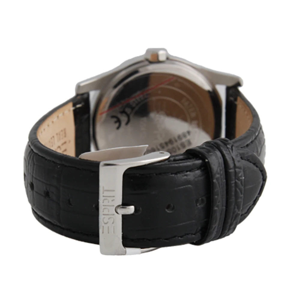 MS ESPRIT black diamond disc belt quartz watch ES105452002 MS ESPRIT black diamond disc belt quartz watch ES105452002